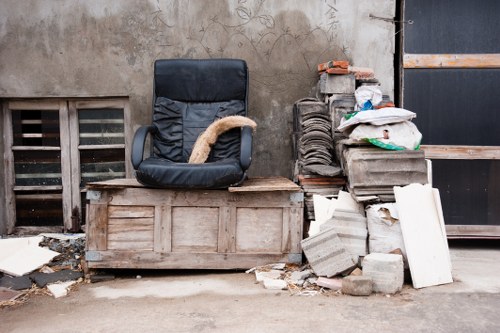 Professional waste removal services in action